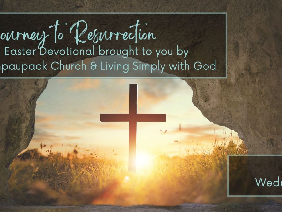 Wednesday: Holy Week